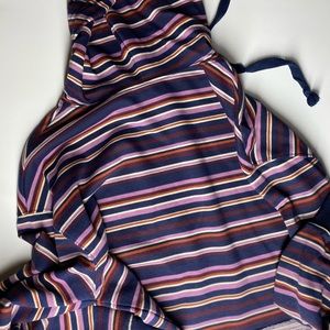 WIild Fable striped cropped hoodie